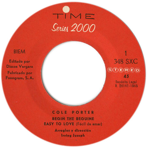 Cole Porter - Begin De Beguine | Vergara (348-SXC) - 3