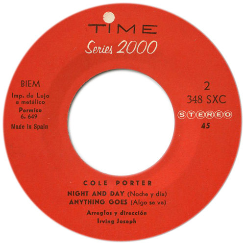 Cole Porter - Begin De Beguine | Vergara (348-SXC) - 4