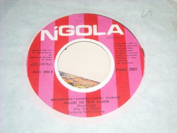 Orchestre Vox Africa - Awa Sekele Ezali Te / Naluki Yo Trop Elodie | N'Gola (PNGI 3002) - 2