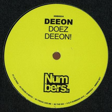 DJ Deeon - Deeon Doez Deeon! | Numbers. (NMBRS24) - main