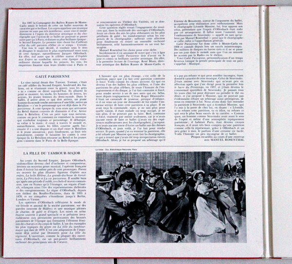 Jacques Offenbach – Orchestre National De L'Opéra De Monte-Carlo , Manuel Rosenthal - Gaîté Parisienne | La Voix De Son Maître (2C 069-02808 Q) - 3