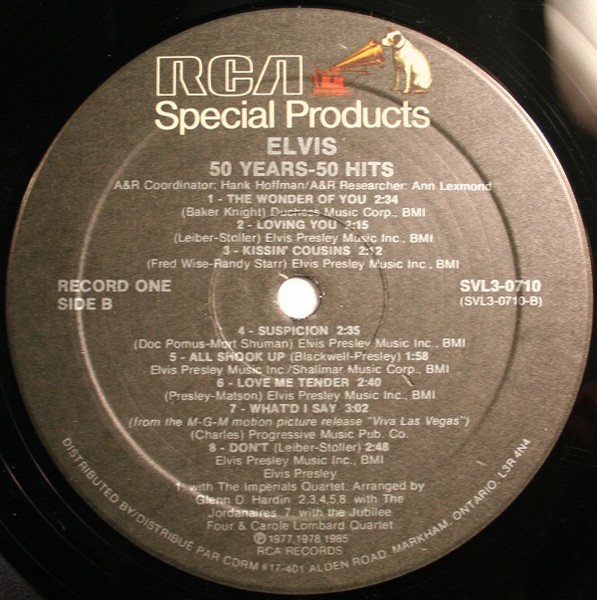Elvis Presley - 50 Years 50 Hits (3LP) [Vinyl] | RCA Special Products (SVL3-0710) - 4