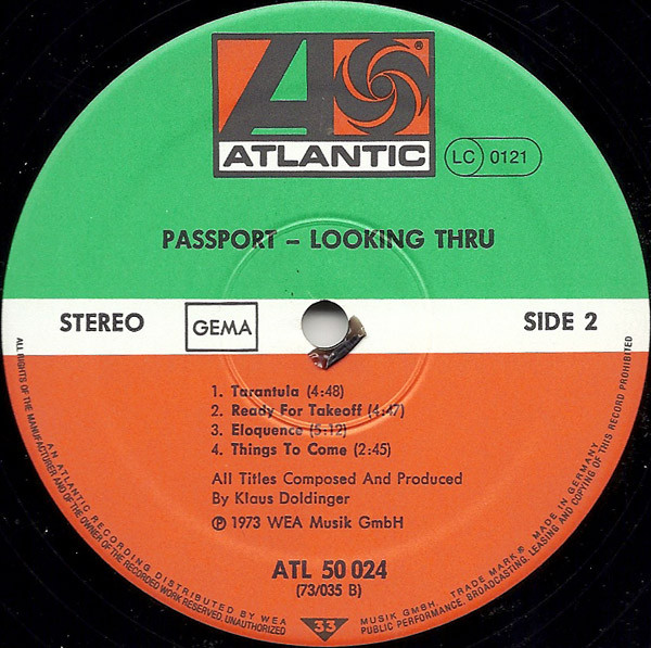 Passport - Looking Thru | Atlantic (ATL 50 024) - 4