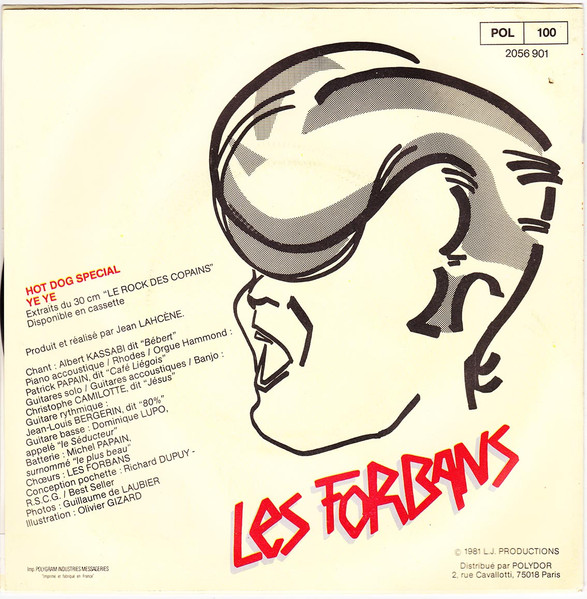 Les Forbans - Hot Dog Special / Yé Yé | Polydor (2056 901) - 2