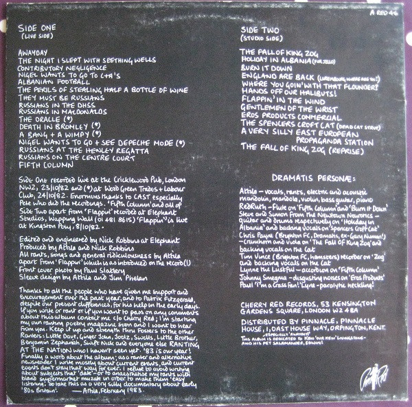 Attila The Stockbroker - Ranting At The Nation | Cherry Red (A RED 46) - 2