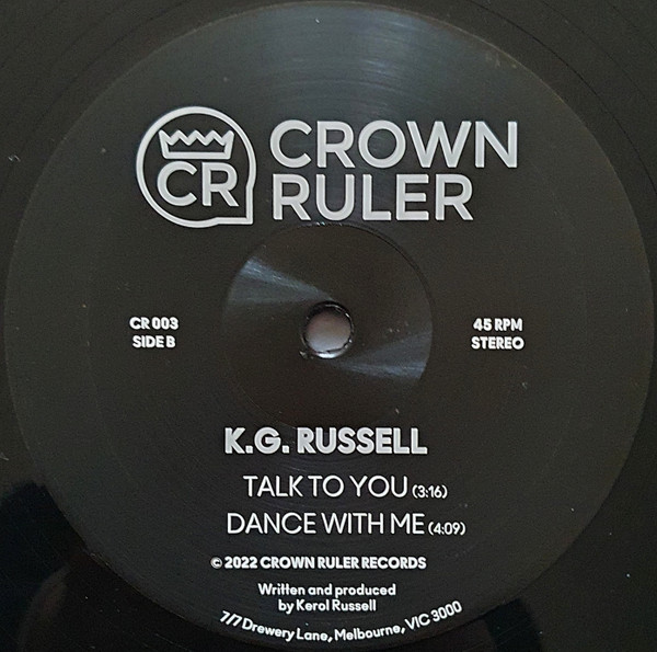 K.G. Russell - Last Dance | Crown Ruler Records (CR-003) - 4
