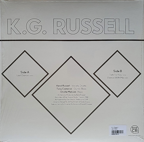 K.G. Russell - Last Dance | Crown Ruler Records (CR-003) - 2