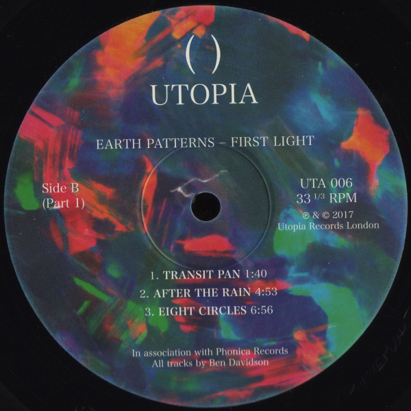 Earth Patterns - First Light | Utopia Records (UTA 006) - 3 Earth Patterns - First Light | Utopia Records (UTA 006) - 3