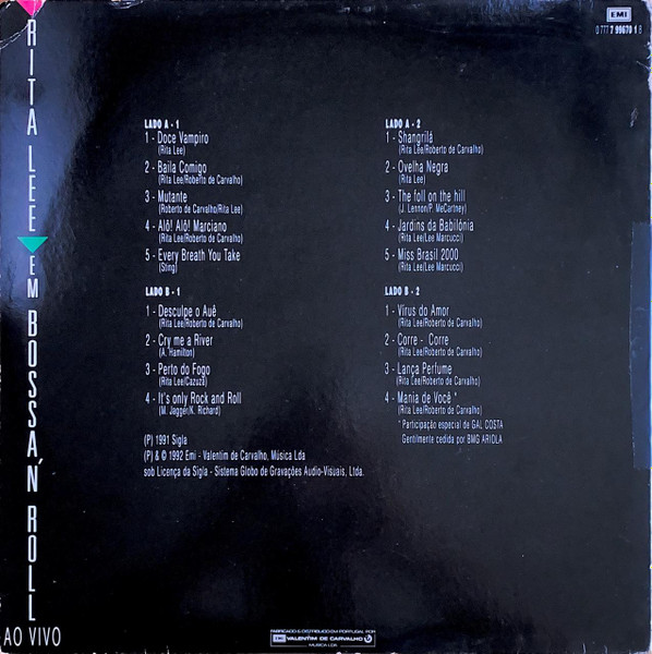 Rita Lee - Rita Lee Em Bossa 'N Roll | EMI (0 777 7 99670 1 8) - 2