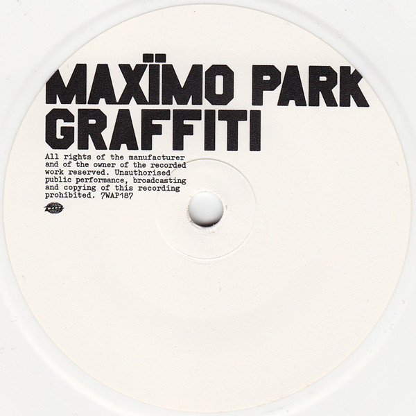 Maxïmo Park - Graffiti | Warp Records (7WAP187) - 3 Maxïmo Park - Graffiti | Warp Records (7WAP187) - 3