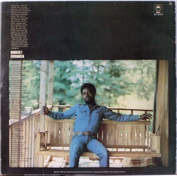 Booker T. Jones - Evergreen | Epic (EPC 80397) - 2