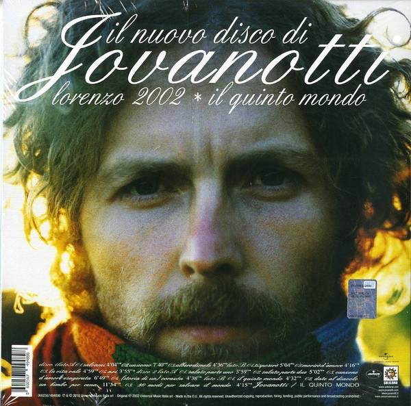 Jovanotti - Lorenzo 2002 - Il Quinto Mondo | Universal Music Group (0602567494898) - 2