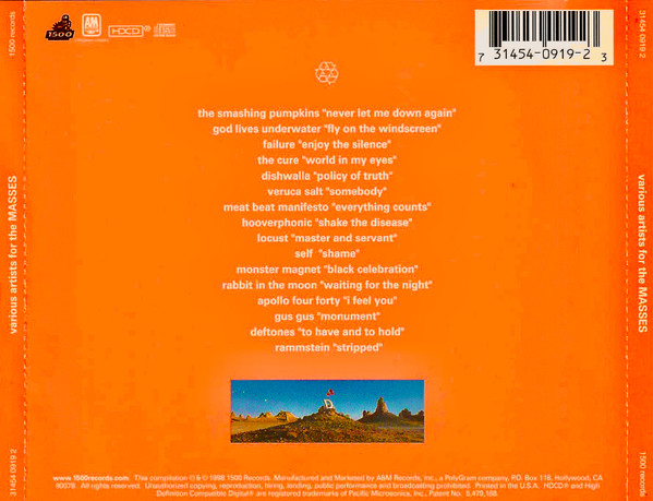 Various - For The Masses | 1500 Records (31454 0919 2) - 2