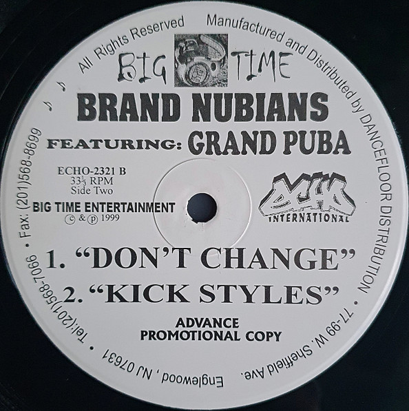 Brand Nubian - Play It Cool | Echo International (ECHO 2321) - 2