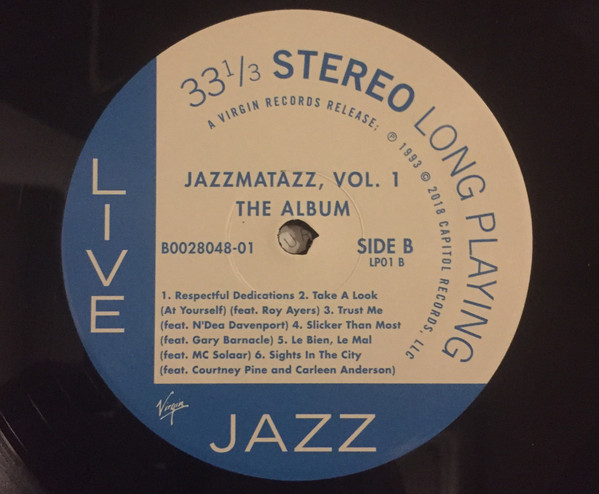 Guru - Jazzmatazz (Volume 1) | Virgin (B0028048-01) - 3