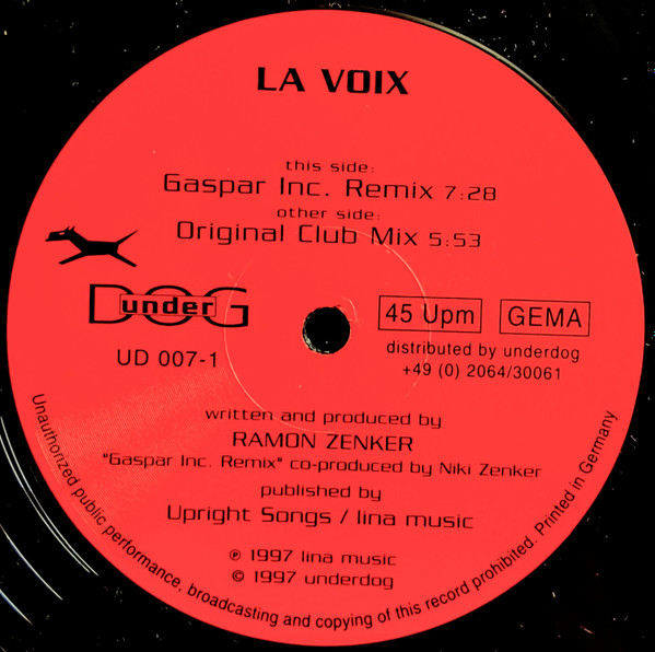 La Voix - La Voix | Underdog (UD 007-1) - main