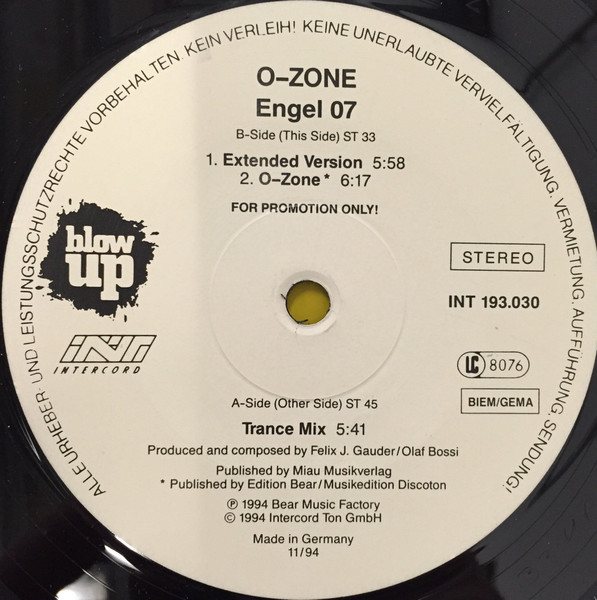 0-Zone - Engel 07 | Blow Up (INT 193.030) - 2