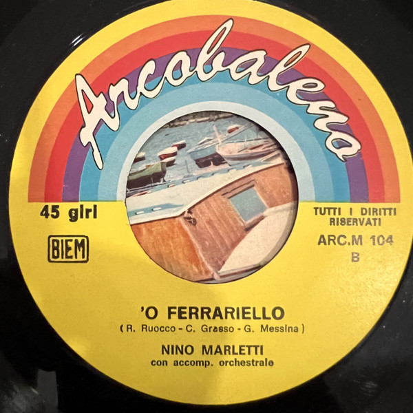 Nino Marletti - Chitarre 'E Napule / 'O Ferrariello | Arcobaleno (ARC.M 104) - 4