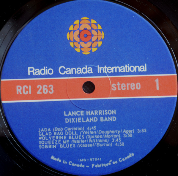 Lance Harrison Dixieland Band - Lance Harrison Dixieland Band | Radio Canada International (263) - 3 Lance Harrison Dixieland Band - Lance Harrison Dixieland Band | Radio Canada International (263) - 3