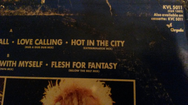 Billy Idol - Vital Idol | Chrysalis (KVL 5011) - 4