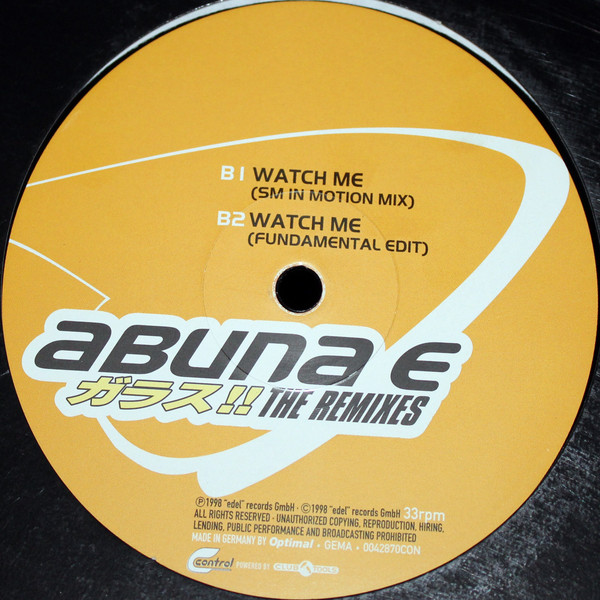 Abuna E - Watch Me (The Remixes) | Control (0042870 CON) - 3