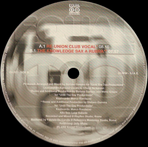 Stefano Gamma Presents The House Of Jubilee Feat. Cheryl Nickerson - I Pray (The Remixes) | Equal Records (EU 021)