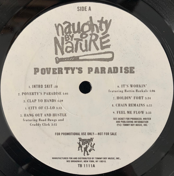 Naughty By Nature - Poverty's Paradise | Tommy Boy (TB 1111) - 3 Naughty By Nature - Poverty's Paradise | Tommy Boy (TB 1111) - 3