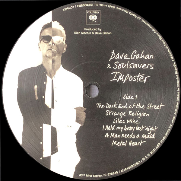 Dave Gahan & The Soulsavers - Imposter | Columbia (19439925601) - 3 Dave Gahan & The Soulsavers - Imposter | Columbia (19439925601) - 3