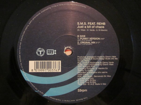 S.M.S. Feat. Rehb - Just A Bit Of Chaos | TIME (TIME 329) - 2