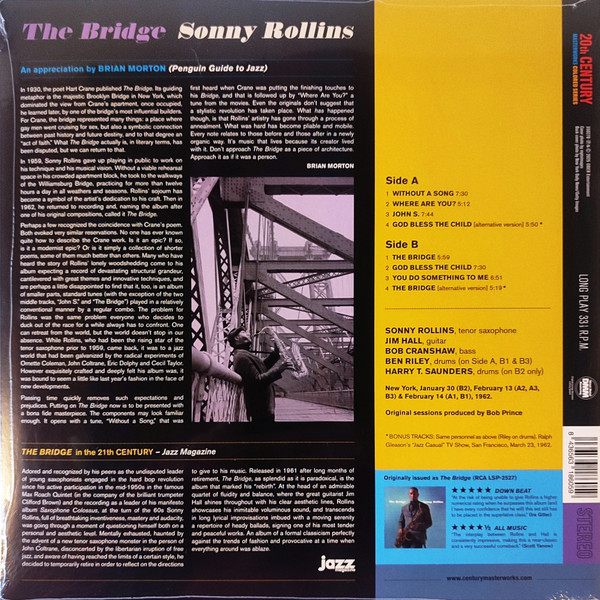 Sonny Rollins - The Bridge | 20th Century Masterworks (350278) - 2 Sonny Rollins - The Bridge | 20th Century Masterworks (350278) - 2