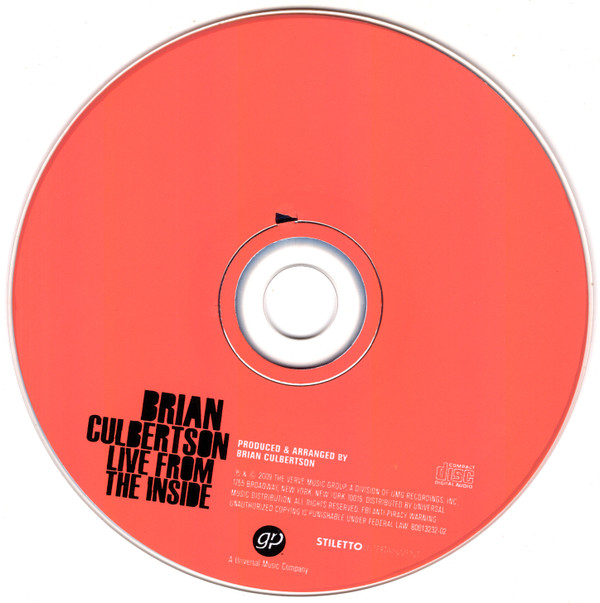 Brian Culbertson - Live From The Inside | GRP (B0013232-00) - main