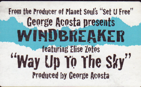 George Acosta Presents Windbreaker - Way Up To The Sky | Strictly Rhythm (SR 12400) - 3 George Acosta Presents Windbreaker - Way Up To The Sky | Strictly Rhythm (SR 12400) - 3