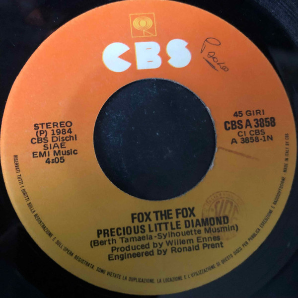 Fox The Fox - Precious Little Diamond | CBS (CBS A 3858) - 3