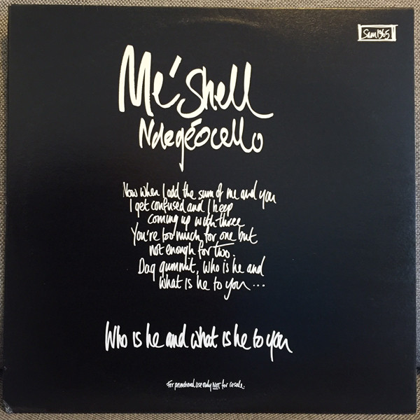 Me'Shell NdegéOcello - Who Is He And What Is He To You | Maverick (SAM 1965) - main