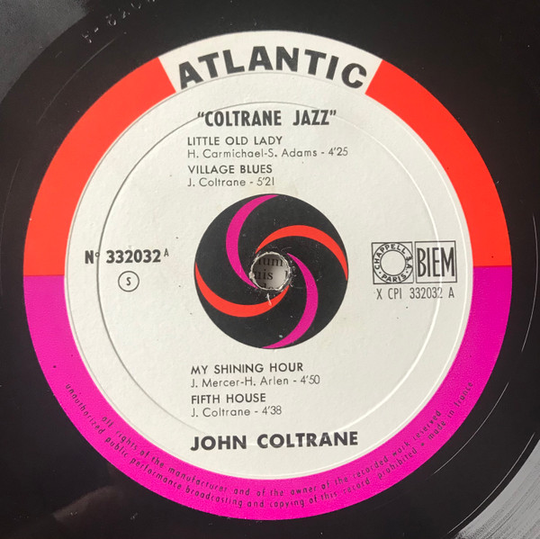 John Coltrane - Coltrane Jazz | Atlantic (332 032) - 3 John Coltrane - Coltrane Jazz | Atlantic (332 032) - 3