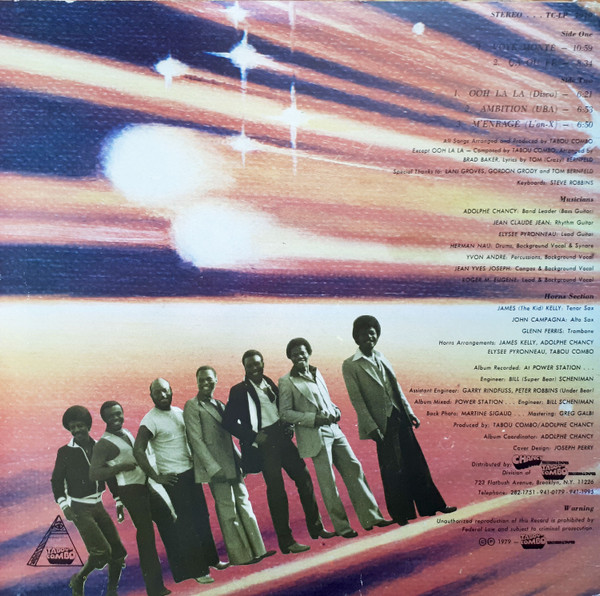 Tabou Combo - Tabou Combo Super Stars | Tabou Combo Records And Tapes (TC-LP 7979) - 2 Tabou Combo - Tabou Combo Super Stars | Tabou Combo Records And Tapes (TC-LP 7979) - 2