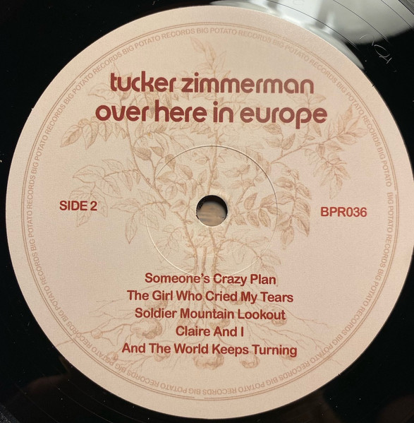 Tucker Zimmerman - Over Here In Europe | Big Potato Records (BPR036) - 4