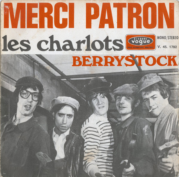 Les Charlots - Merci Patron | Disques Vogue (V. 45. 1792)