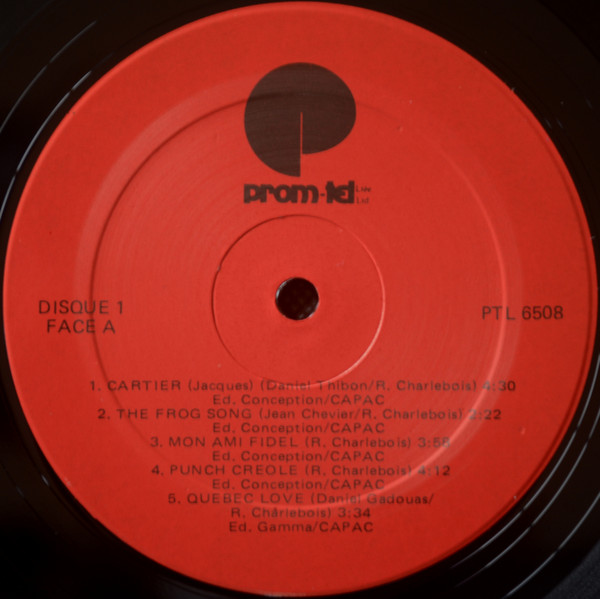 Robert Charlebois - Robert Charlebois | Prom-tel (PTL-6508(A)) - 3