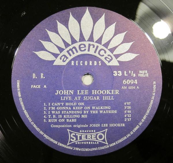 John Lee Hooker - Live At Sugar Hill | America Records (30 AM 6094) - 4 John Lee Hooker - Live At Sugar Hill | America Records (30 AM 6094) - 4