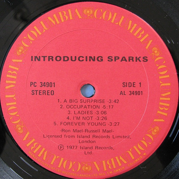 Sparks - Introducing Sparks | Columbia (PC 34901) - 3