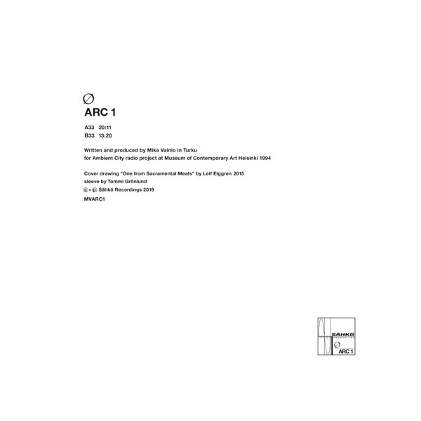 Ø - ARC 1 | Sähkö Recordings (MVARC1) - 2