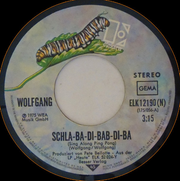 Wolfgang Hofer - Schlaba-di-bab-di-ba (Sing Along Ping Pong) | Elektra (ELK 12 190) - 2 Wolfgang Hofer - Schlaba-di-bab-di-ba (Sing Along Ping Pong) | Elektra (ELK 12 190) - 2