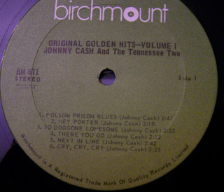 Johnny Cash & The Tennessee Two - Original Golden Hits Volume I | Birchmount (BM 671) - 2 Johnny Cash & The Tennessee Two - Original Golden Hits Volume I | Birchmount (BM 671) - 2