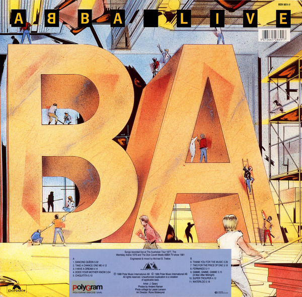 ABBA - Live | Polar (829 951-1) - 2