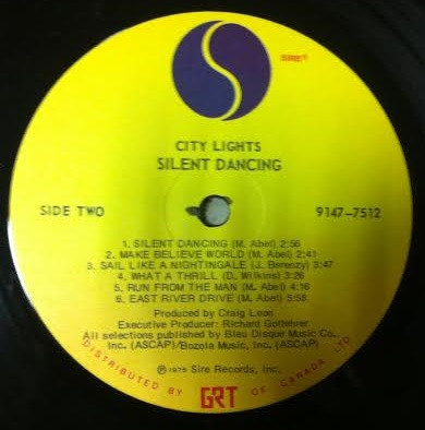 City Lights - Silent Dancing | Sire (9147-7512) - 2