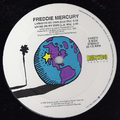 Freddie Mercury - Living On My Own | Hollywood Records (0-66270) - 4 Freddie Mercury - Living On My Own | Hollywood Records (0-66270) - 4