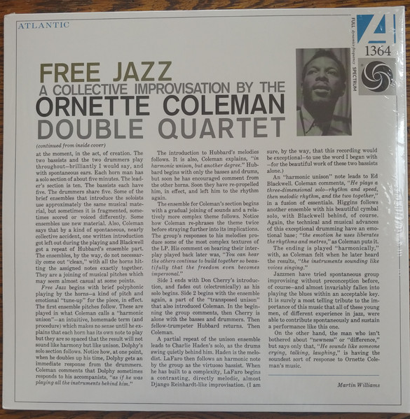 The Ornette Coleman Double Quartet - Free Jazz | Atlantic (SD 1364) - 3