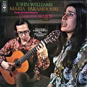 Mikis Theodorakis , John Williams , Maria Farandouri - Songs And Guitar Pieces By Theodorakis | CBS (KGS 90200) - main Mikis Theodorakis , John Williams , Maria Farandouri - Songs And Guitar Pieces By Theodorakis | CBS (KGS 90200) - main