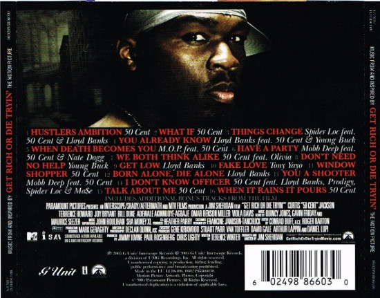 Various - Music From And Inspired By Get Rich Or Die Tryin' The Motion Picture | G Unit (0602498866030) - 2 Various - Music From And Inspired By Get Rich Or Die Tryin' The Motion Picture | G Unit (0602498866030) - 2